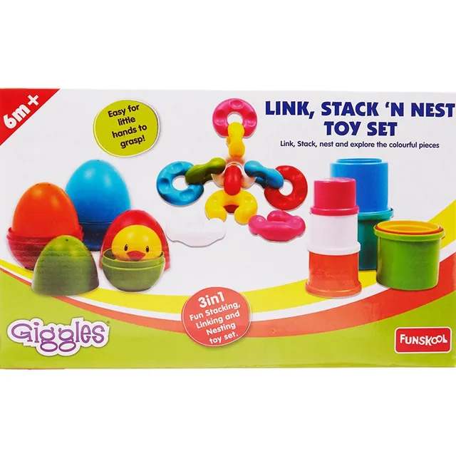 Giggles Link Stack N Nest Toy