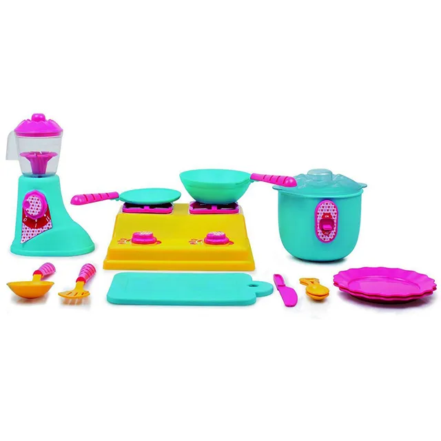 Giggles Kitchen Set Deluxe Multi Color