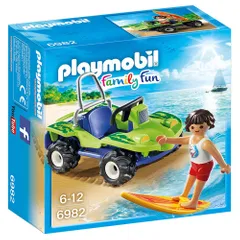 Playmobil Surfer with Beach Quad, Multi Color