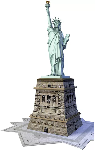 Ravensburger 3D Puzzles Statue of Liberty, Multi Color (108 Pieces)