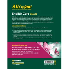 All In One - English Core - Class 12 - Arihant Publication [ Session 2021-22 ]