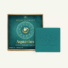 Aquarius Zodiac Soap Bar - Natural Chamomile  - 100 gm