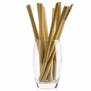 Bamboo Straws with Cleaner - 10 gms (Pack of 5)