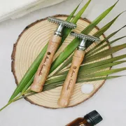 Reusable Bamboo Safety Razor (Double Edged) - Pack of 2