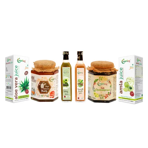 Juice, Chyawanprash, Honey & Immunity Booster Kit