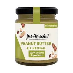 All Natural Unsweetened Organic Peanut Butter