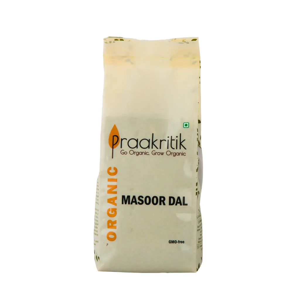 Organic Masoor Daal | 500 G (Pack of 3)