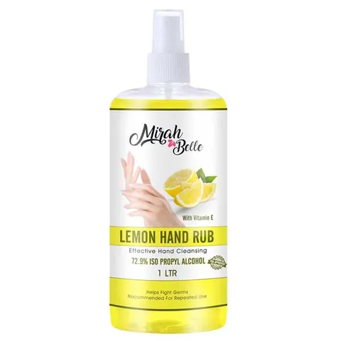 Lemon Hand Rub Sanitizer Spray (With Vitamin E) 1000 ml