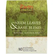 Neem leaves and Basil blend Natural Glycerin Soap - 100 gms