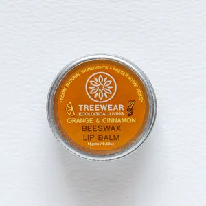 Orange & Cinnamon Beeswax Lip Balm 15 gms