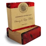 Honey & Rose Petals Handmade Bath Soap 100 gms (Pack of 2)