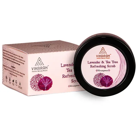 Lavender & Tea Tree Refreshing Scrub - 40 gms