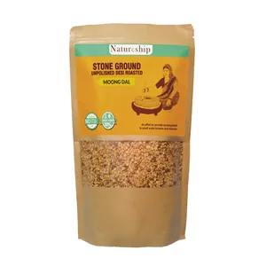 Hand Roasted & Stone Ground Moong Dal, 500g