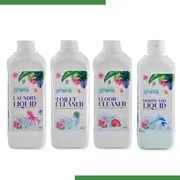 Home Care Earth Friendly Combo 500 ml Each - Floor Cleaner, Toilet Cleaner, Laundry Liquid and Dishwash Liquid