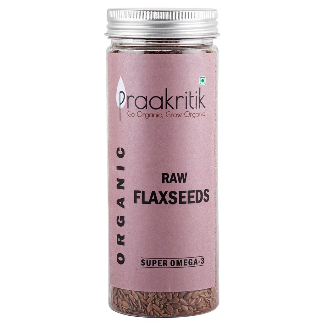 Organic Flaxseeds Raw | 200 G (Pack of 3)