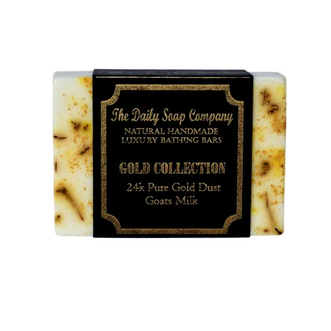 Saffron and Gold Dust Soap with 24K Gold & Natural AHA - 100gms