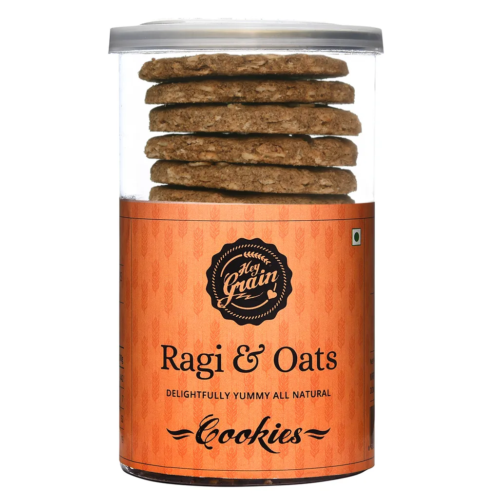 Ragi & Oats Cookies - 170 gms (Pack of 2)