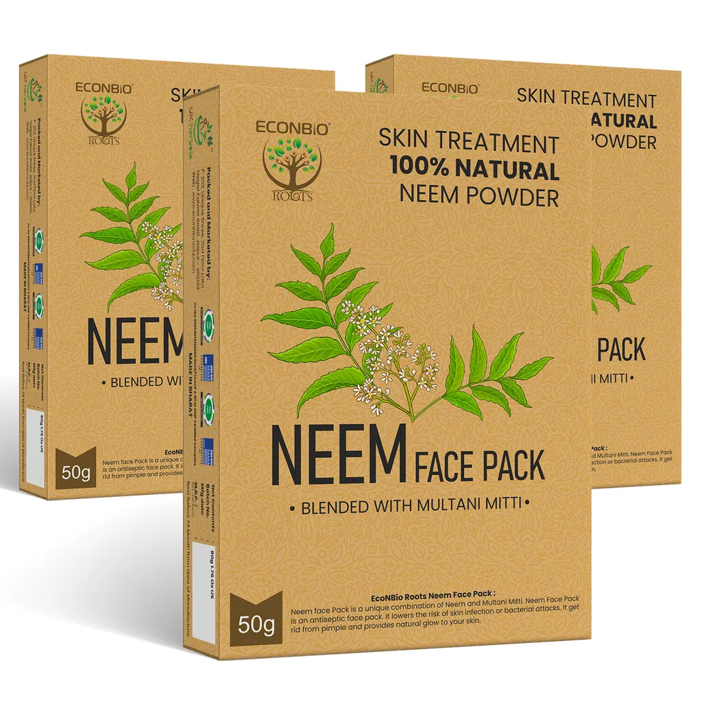 Natural Neem Face Pack - 50 gms (Pack of 3)