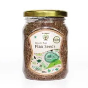 Organic Raw Flax Seeds 200 gms (Pack of 2)