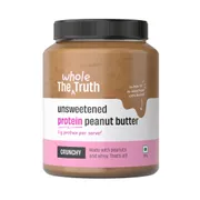Unsweetened Protein Peanut Butter, Crunchy- 925 gms