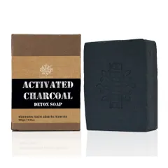 Activated Bamboo Charcoal Soap for Men - 100 gm