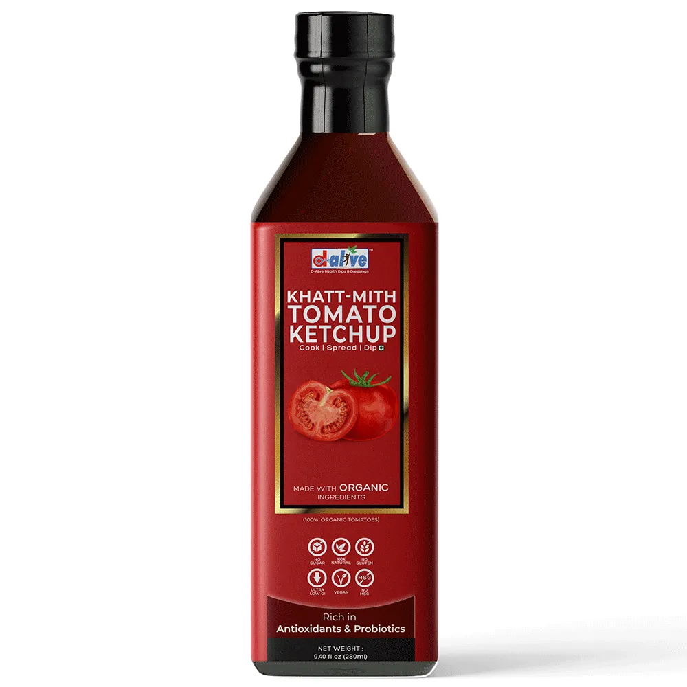 Organic Khatt-Mith Tomato Ketchup - 280g