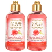 BLOOMING ROSE & TEA TREE Body wash 200 ml (Pack of 2)