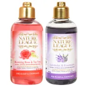 LAVENDER & ROSEMARY with BLOOMING ROSE & TEA TREE Body wash 200 ml