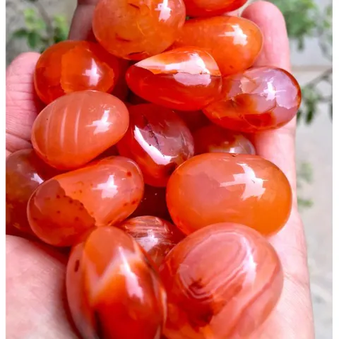 Carnelian Tumbles for Motivation & Energy (Pack of 2)