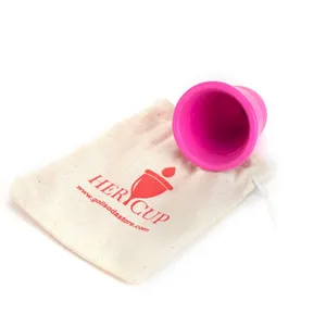 Her Cup Reusable Menstrual Cup for Women - Fushia