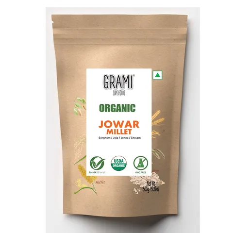 Organic Jowar Millet Grain - 500 gms (Pack of 3)