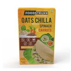 Instant Oats, Carrot & Spinach Chilla Mix 32 gms (Pack of 2)