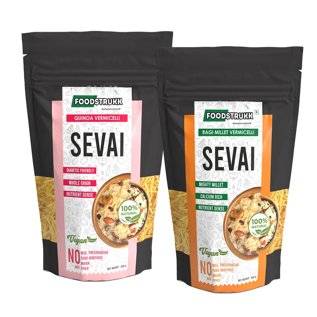 Millet Sevai (Pack of 2) - Quinoa & Ragi 400 gms