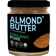 Organic Almond Butter (Unsweetened) - 180g