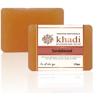 Sandalwood Khadi Handmade Soap 250 gms (Pack of 2)