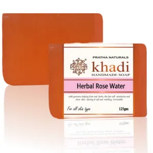 Herbal rose Water Khadi Handmade Soap 250 gms