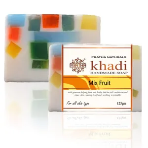 Mix Fruit Khadi Handmade Soap 250 gms (Pack of 2)