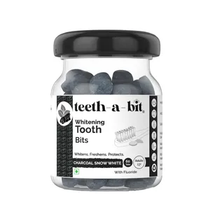 Plant Based Whitening Bamboo Charcoal Toothpaste Tablets (60 Count) 100 gms