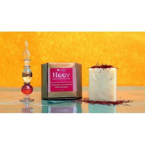 Saffron and Jasmine Kumkumadi Face Wash Soap Bar (Pack of 2)