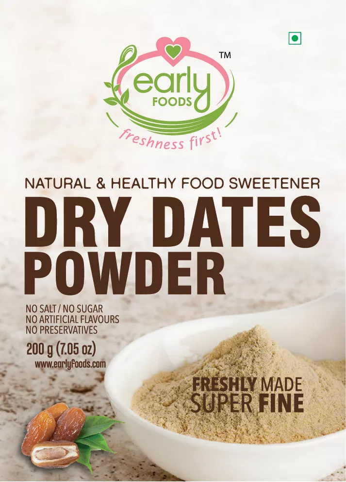 Dry Dates Powder - Natural Sweetener for Little Ones - 200 gms