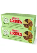 Organic Ragi and Choco Jaggery Cookies - 150 gms (Pack of 2)