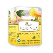 Tulsi Lemon Ginger Infusion (25 Tea bags / box) - 40 gms