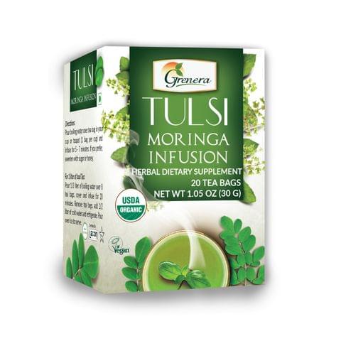 Tulsi Moringa Infusion (20 tea bags / box) - 40 gms