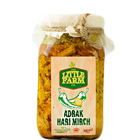 Adrak Hari Mirch Pickle - 400 gms
