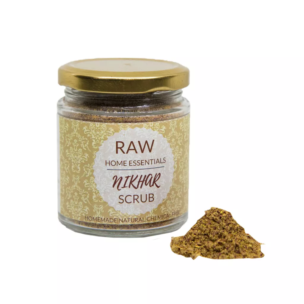 5 in 1 Nikhar Scrub - Anti Tan, Revitalize, Refresh, Glow, Smooth Skin - 200 gms