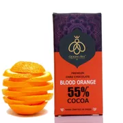55% Blood Orange Dark Chocolate - 80 gms