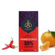 55% Orange Chilli Dark Chocolate - 80 gms