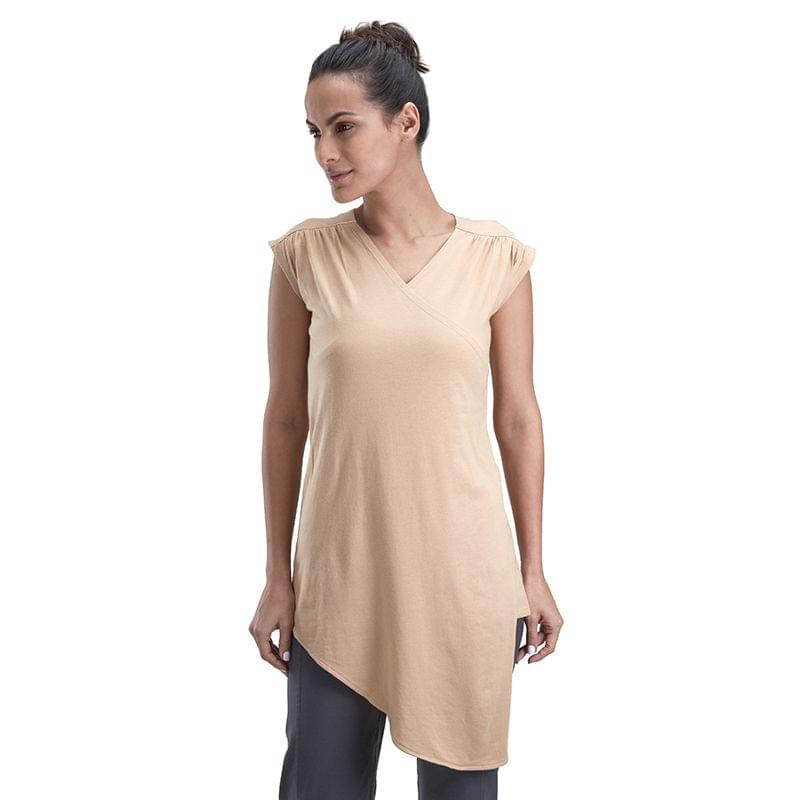 Mayur Wrap Front Beige Top