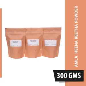 Organic Amla, Heena & Reetha Powder Combo 100 gm x 3