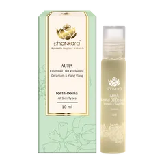 Aura Essential Oil Deodorant - Geranium & Ylang Ylang - 10gm